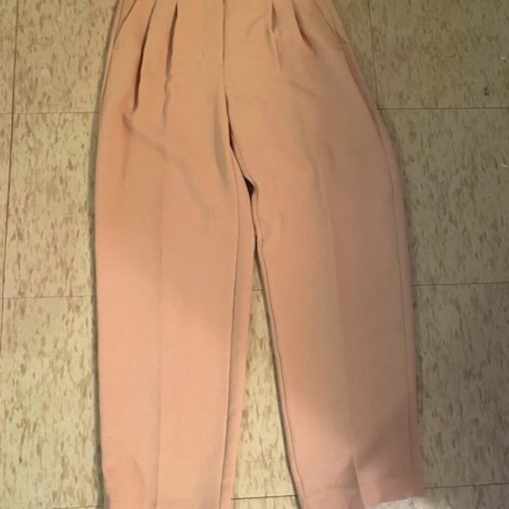 Aritzia soft pink pants.
